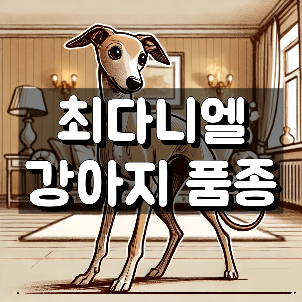 최다니엘 강아지 종류 대표 이미지